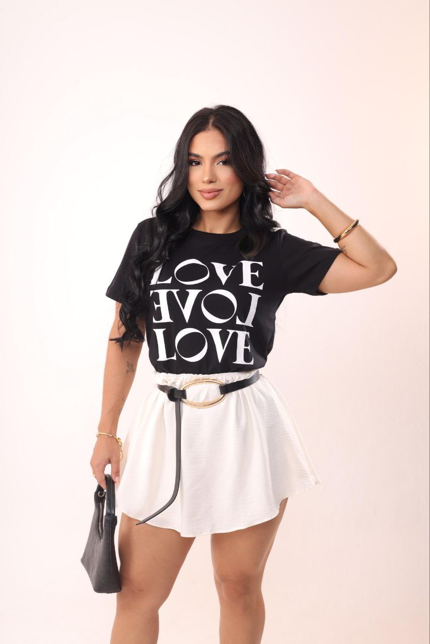 Love Love - Cor preto 