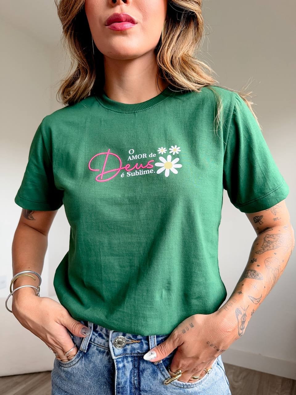 O AMOR DE DEUS - COR VERDE