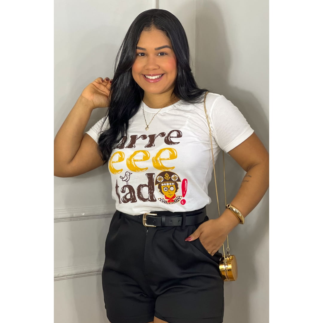 ARRETADA - ALGODÃO PREMIUM - BRANCA 