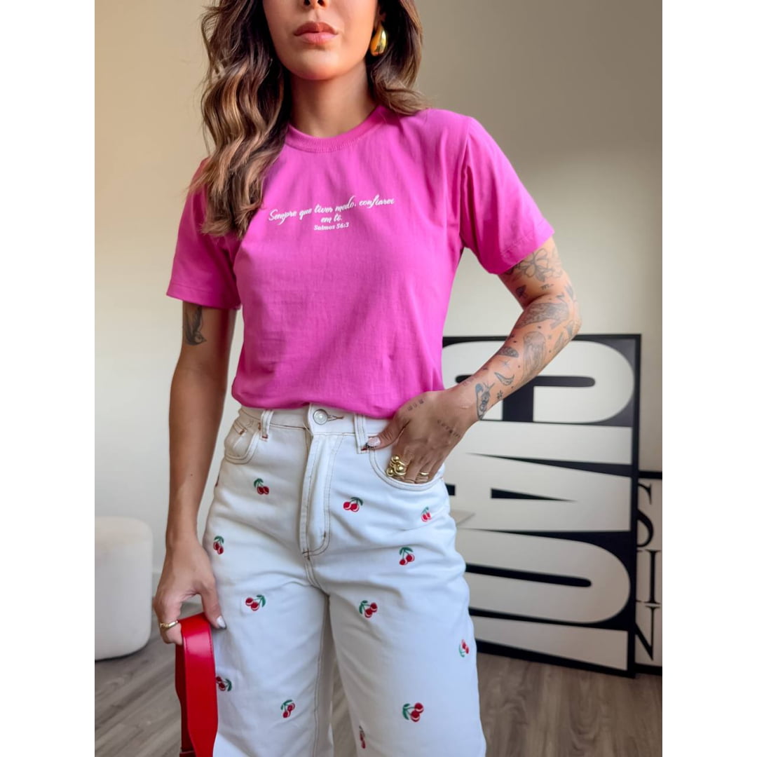  SEMPRE QUE TIVER MEDO - COR ROSE 