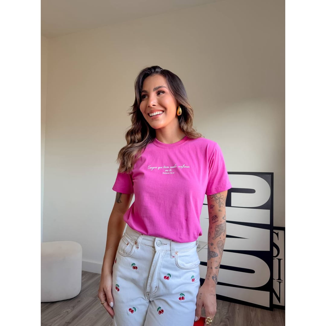  SEMPRE QUE TIVER MEDO - COR ROSE 