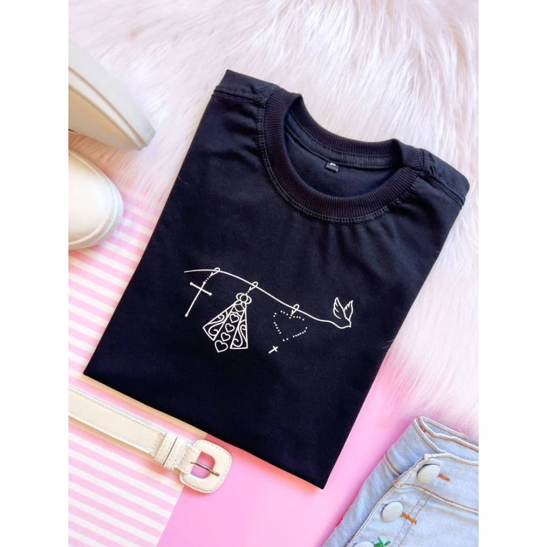 T-SHIRT BENÇÃO - COR PRETO